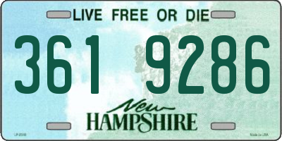 NH license plate 3619286