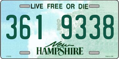 NH license plate 3619338
