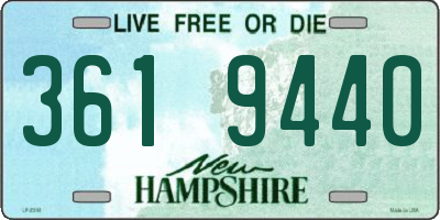 NH license plate 3619440