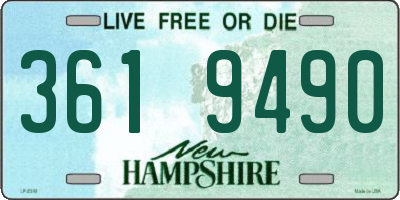 NH license plate 3619490