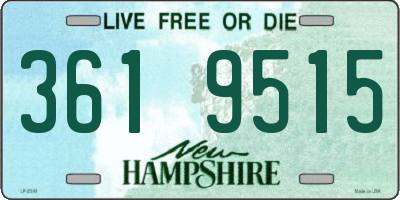 NH license plate 3619515