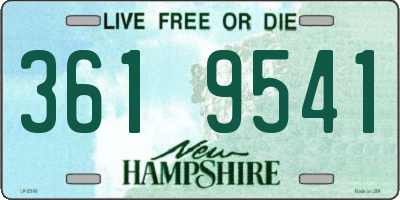 NH license plate 3619541