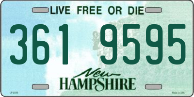 NH license plate 3619595