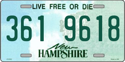 NH license plate 3619618