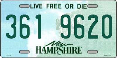 NH license plate 3619620
