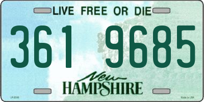 NH license plate 3619685