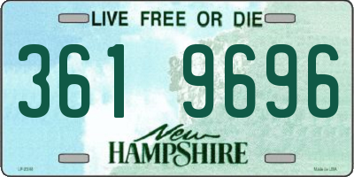 NH license plate 3619696