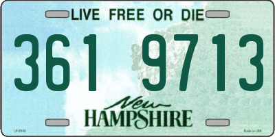 NH license plate 3619713