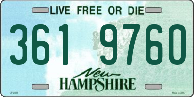 NH license plate 3619760