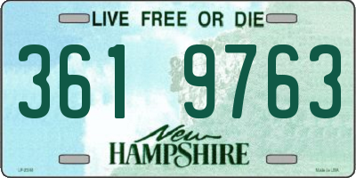 NH license plate 3619763