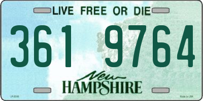 NH license plate 3619764