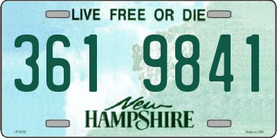 NH license plate 3619841