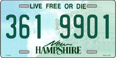 NH license plate 3619901