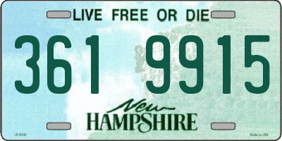 NH license plate 3619915