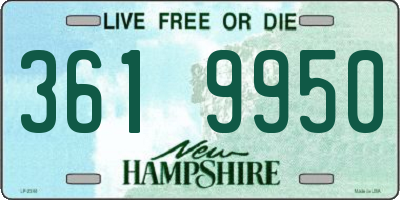 NH license plate 3619950
