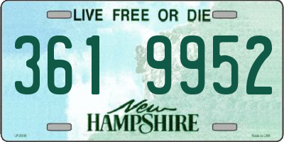 NH license plate 3619952