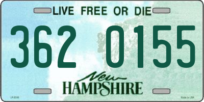 NH license plate 3620155