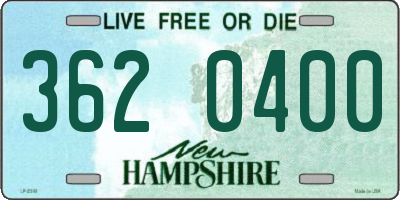 NH license plate 3620400