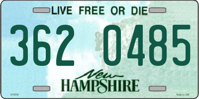 NH license plate 3620485