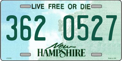 NH license plate 3620527