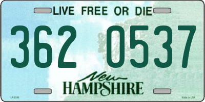 NH license plate 3620537