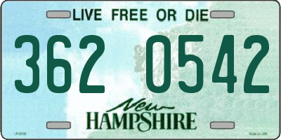 NH license plate 3620542