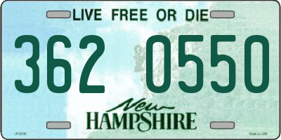 NH license plate 3620550