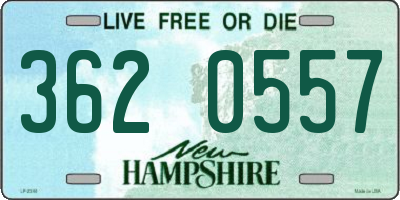 NH license plate 3620557