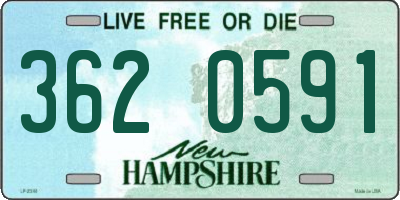 NH license plate 3620591