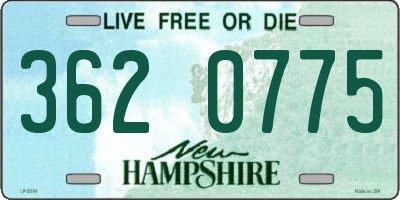 NH license plate 3620775