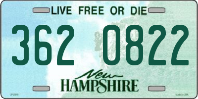 NH license plate 3620822