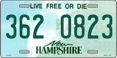 NH license plate 3620823