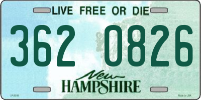 NH license plate 3620826