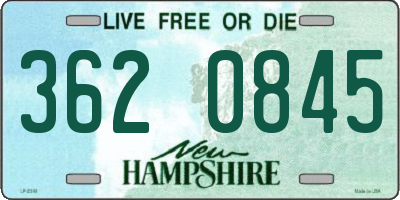NH license plate 3620845