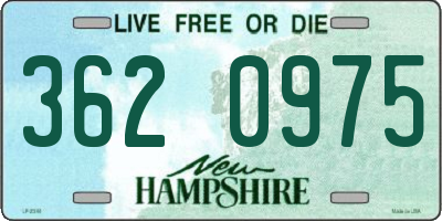 NH license plate 3620975