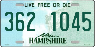 NH license plate 3621045