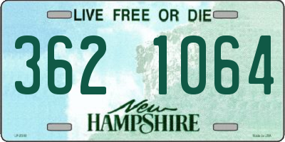 NH license plate 3621064