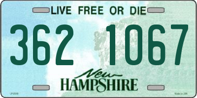 NH license plate 3621067