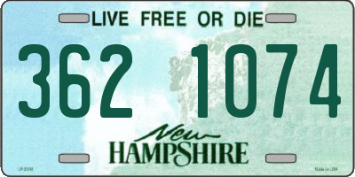 NH license plate 3621074