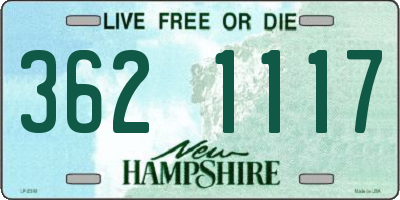 NH license plate 3621117