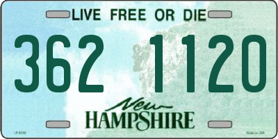 NH license plate 3621120