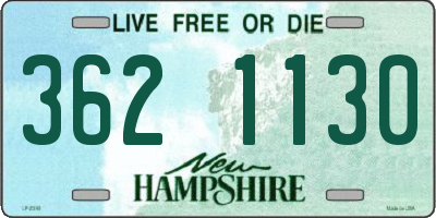 NH license plate 3621130