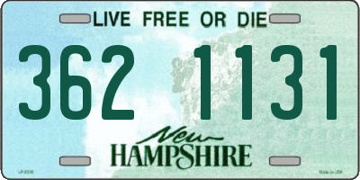 NH license plate 3621131