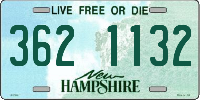 NH license plate 3621132