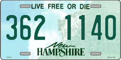 NH license plate 3621140