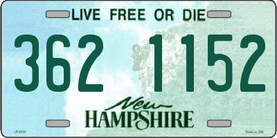 NH license plate 3621152