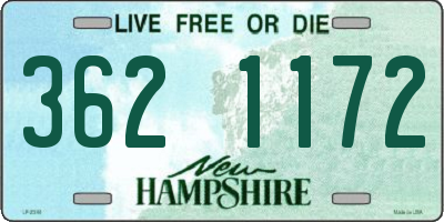 NH license plate 3621172