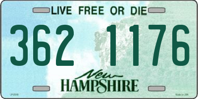 NH license plate 3621176
