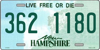 NH license plate 3621180