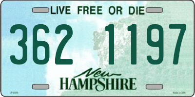 NH license plate 3621197
